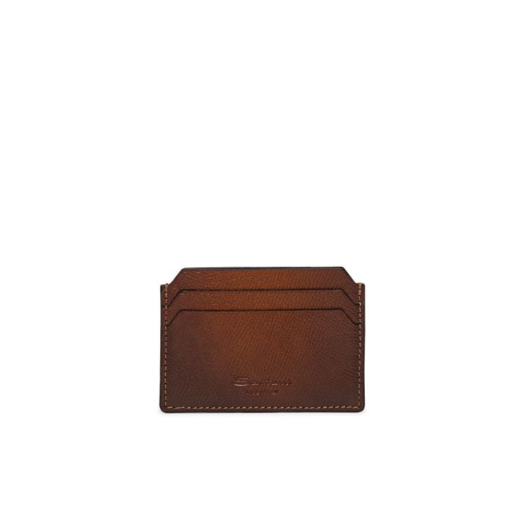 Picture of Brown Saffiano card holder