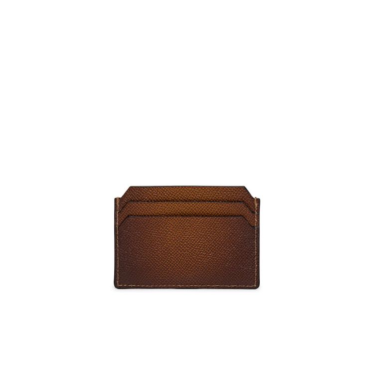 Picture of Brown Saffiano card holder